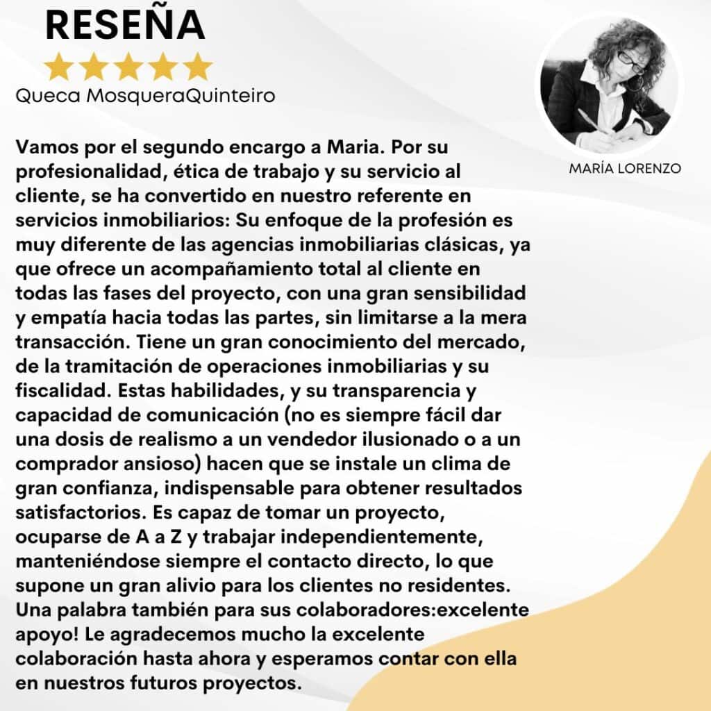 reseña_Maria_Lorenzo_Realtor_Inmobiliario_Galicia